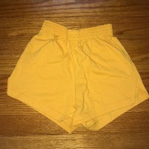 Youth Yellow Soffe Shorts